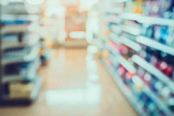 Supermarkt Für Hintergrund Verschwommen — Stockfoto