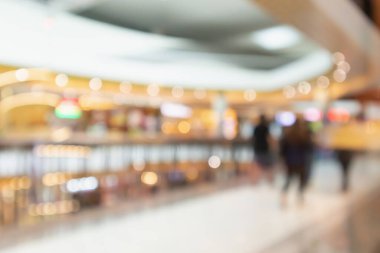 Alışveriş merkezi içi soyut bulanık arkaplan