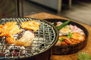 Kore barbeküsü ızgara bulgogi