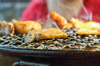 Kore barbeküsü ızgara bulgogi