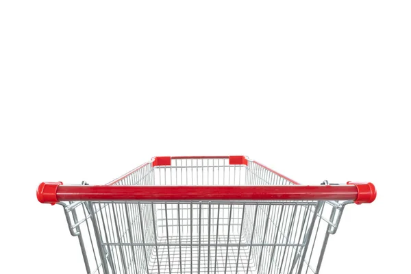 Shopping Cart Isolated White Background — Stock Photo, Image