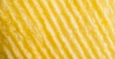 Patates çipi desenli arka plan yakın plan