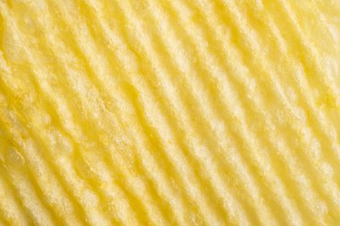 Patates çipi desenli arka plan yakın plan