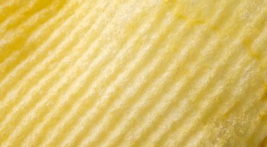 Patates çipi desenli arka plan yakın plan