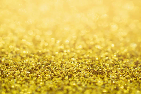 Absztrakt Arany Csillogó Ünnepi Karácsonyi Textúra Háttér Elmosódott Bokeh Fény — Stock Fotó