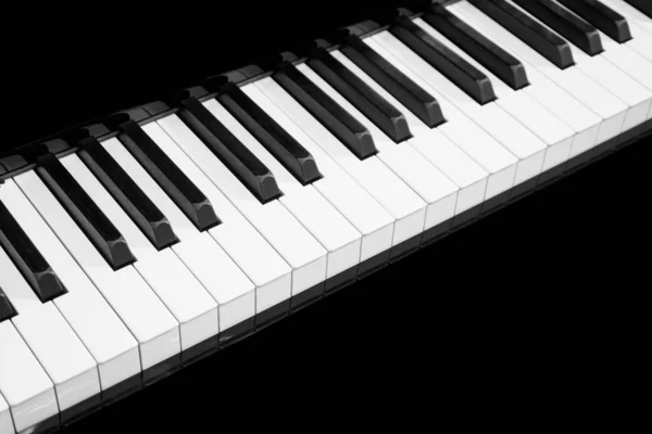 Piano Teclado Fundo Instrumento Musical — Fotografia de Stock