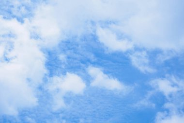 Bulutlu mavi gökyüzü, doğa soyut arkaplan