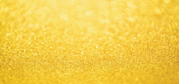 Abstrakt Gold Glitter Festlich Weihnachten Textur Hintergrund Verschwimmen Mit Bokeh — Stockfoto