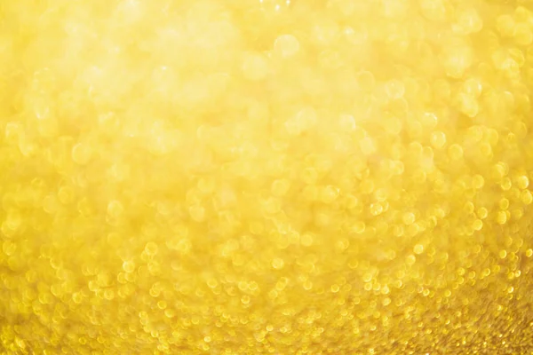 Abstrakt Gold Glitter Festlich Weihnachten Textur Hintergrund Verschwimmen Mit Bokeh — Stockfoto