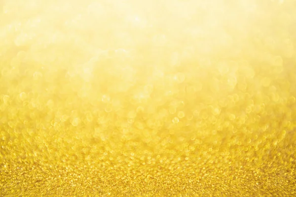 Abstrakt Gold Glitter Festlich Weihnachten Textur Hintergrund Verschwimmen Mit Bokeh — Stockfoto