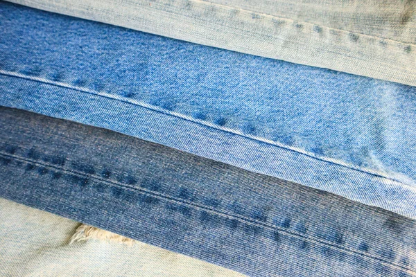 Denim Bleu Jeans Texture Fond — Photo