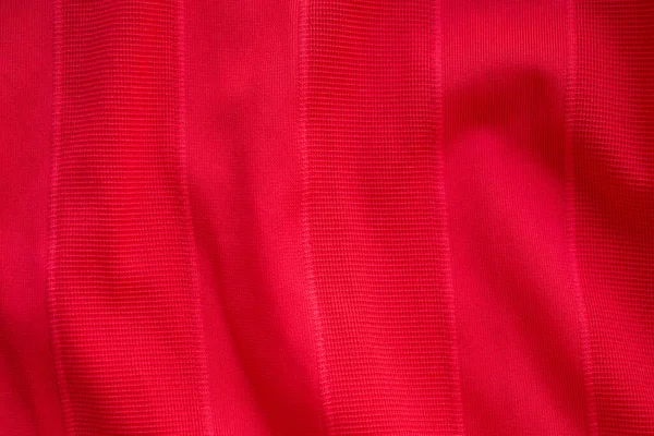 Red Sports Clothing Fabric Jersey Texture — Stock Photo, Image