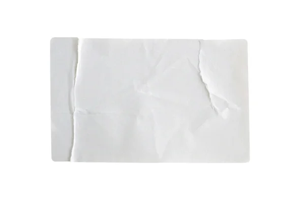 Etykieta Naklejki Izolowana Białym Tle Ścieżką Wycinania — Zdjęcie stockowe