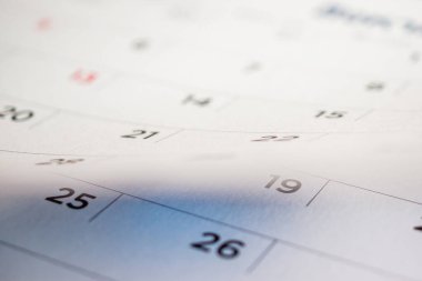 Takvim sayfası çevirme sayfası arka planı kapat