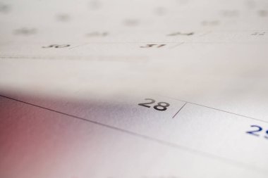 Takvim sayfası çevirme sayfası arka planı kapat