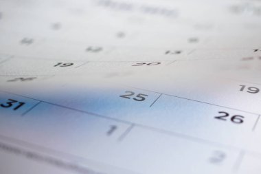 Takvim sayfası çevirme sayfası arka planı kapat