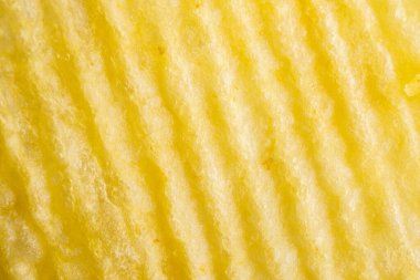 Patates çipi desenli arka plan yakın plan