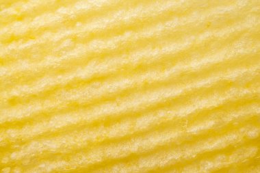 Patates çipi desenli arka plan yakın plan