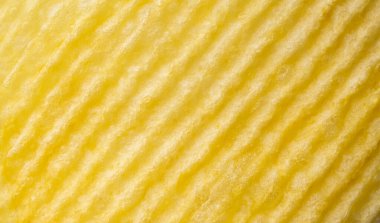 Patates çipi desenli arka plan yakın plan