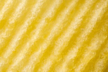 Patates çipi desenli arka plan yakın plan