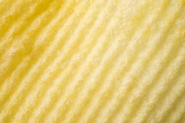 Patates çipi desenli arka plan yakın plan