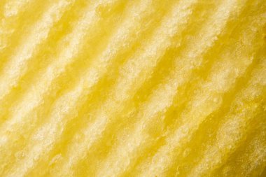 Patates çipi desenli arka plan yakın plan