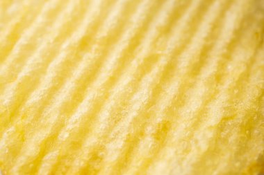 Patates çipi desenli arka plan yakın plan