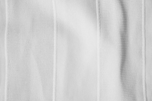 Blanco Deportes Desgaste Jersey Camisa Ropa Tela Textura — Foto de Stock