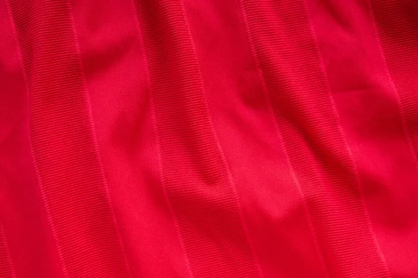 Vermelho Esportes Roupas Tecido Jersey Textura — Fotografia de Stock