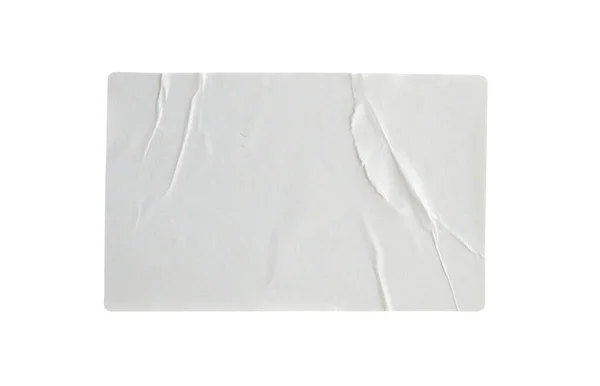 Etykieta Naklejki Izolowana Białym Tle Ścieżką Wycinania — Zdjęcie stockowe