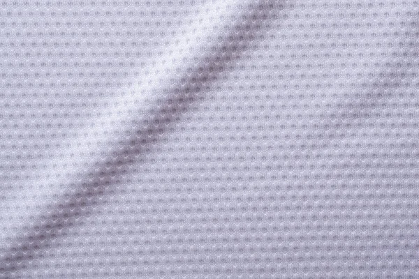Biały Materiał Sport Odzież Piłka Nożna Koszulka Powietrza Siatki Tekstury — Zdjęcie stockowe