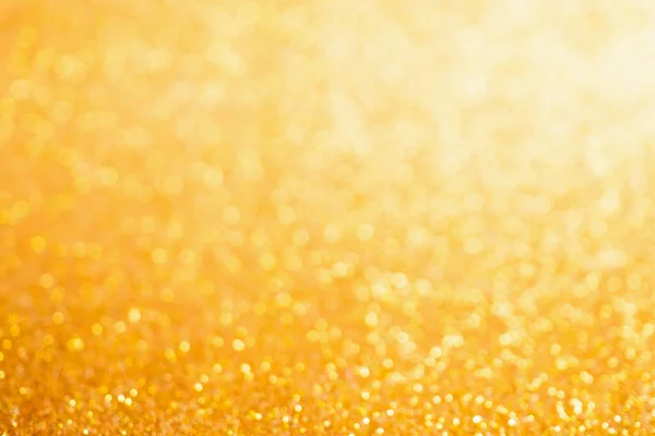 Astratto Oro Glitter Festivo Texture Natale Sfondo Sfocatura Con Luce — Foto Stock