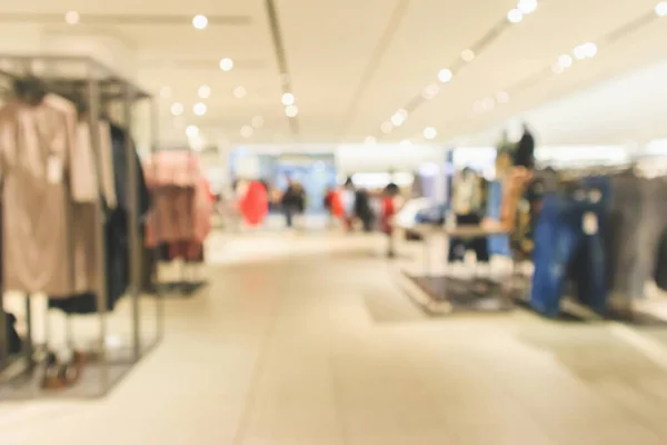 Abstract Blur Loja Roupas Boutique Exibir Interior Shopping Center Fundo — Fotografia de Stock