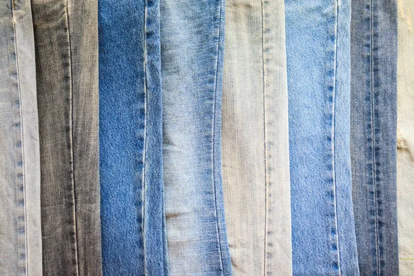 Jeans Blu Denim Texture Sfondo — Foto Stock