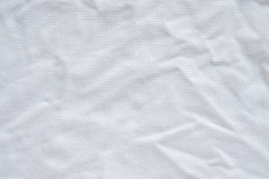 Beyaz kumaş spor giysileri forma dokusu arka planı