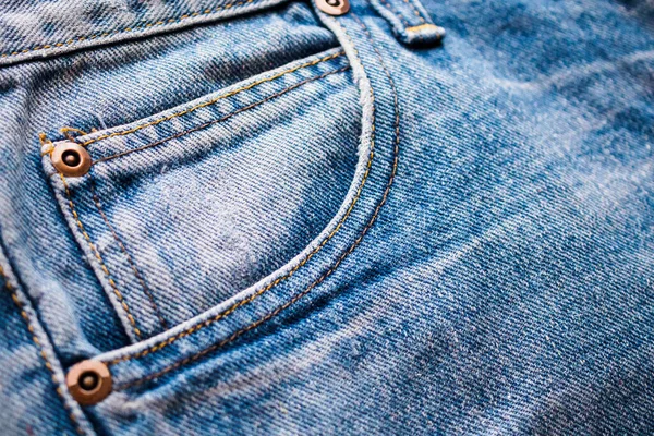 Denim Jeans Bolsillo Textura Fondo — Foto de Stock