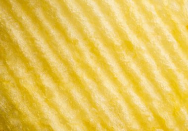 Patates çipi desenli arka plan yakın plan