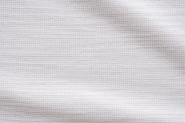 白い綿の繊維の服の生地のテクスチャの背景 — ストック写真