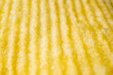 Patates çipi desenli arka plan yakın plan