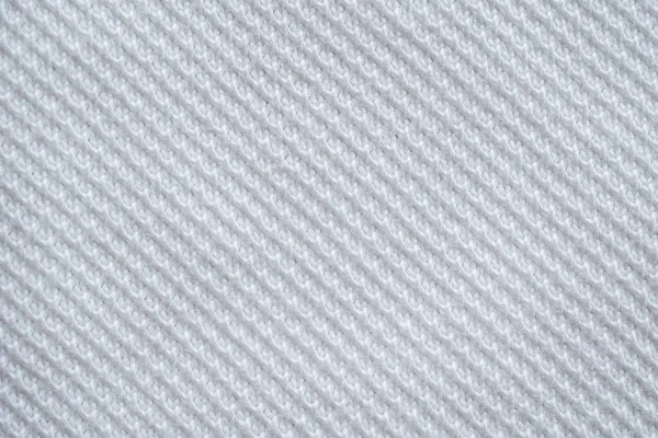 White Fabric Sport Clothing Jersey Texture Background — Stock Photo, Image