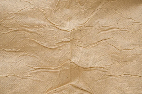 砕いた茶色い再生紙の質感アブストラクトな背景 — ストック写真