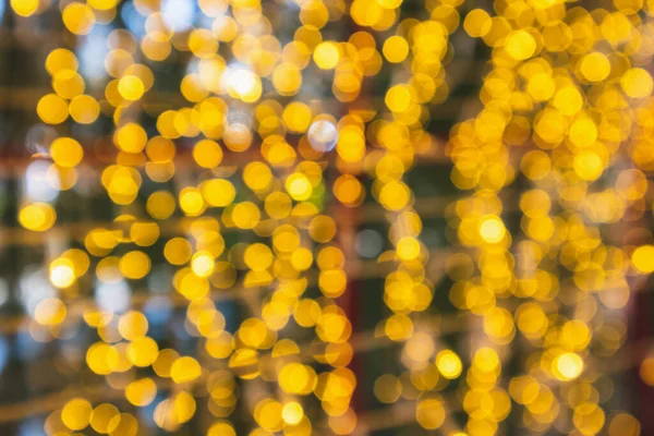 Abstrato Borrão Luz Natal Com Fundo Bokeh — Fotografia de Stock