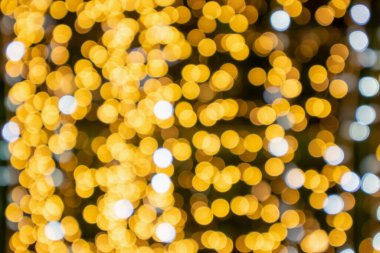 Bokeh arkaplanlı soyut bulanık noel ışığı