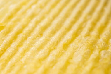 Patates çipi desenli arka plan yakın plan