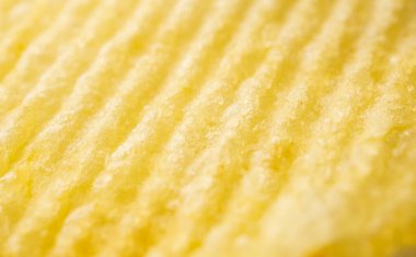 Patates çipi desenli arka plan yakın plan