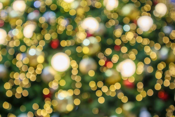 Abstraktes Weihnachtsfest Mit Festlichem Gold Bokeh Licht Auf Verschwommenem Hintergrund — Stockfoto