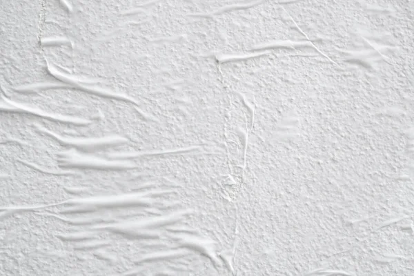 Blank White Crumpled Creased Torn Paper Poster Texture Surface Background — Stock Photo, Image