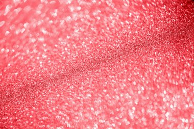 Soyut kırmızı parıltı, sevgililer günü arkaplanı için kalp ışığıyla parıldıyor