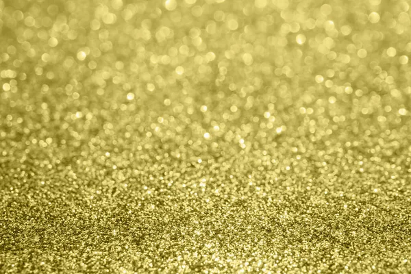 Abstrakte Unschärfe Goldglitter Funkeln Defokussiert Bokeh Licht Hintergrund — Stockfoto