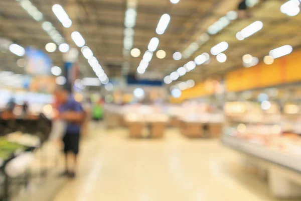 Abstrakcyjny Sklep Spożywczy Supermarket Rozmyte Rozmyte Tło Bokeh Światła — Zdjęcie stockowe